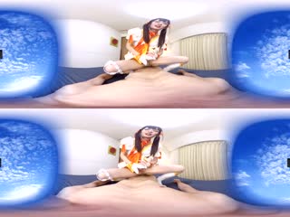 #TB3D MLKVR-003 おジャ魔○・しゅりちゃんが、セックスで負け、顔面シャワー！ 跡美しゅり