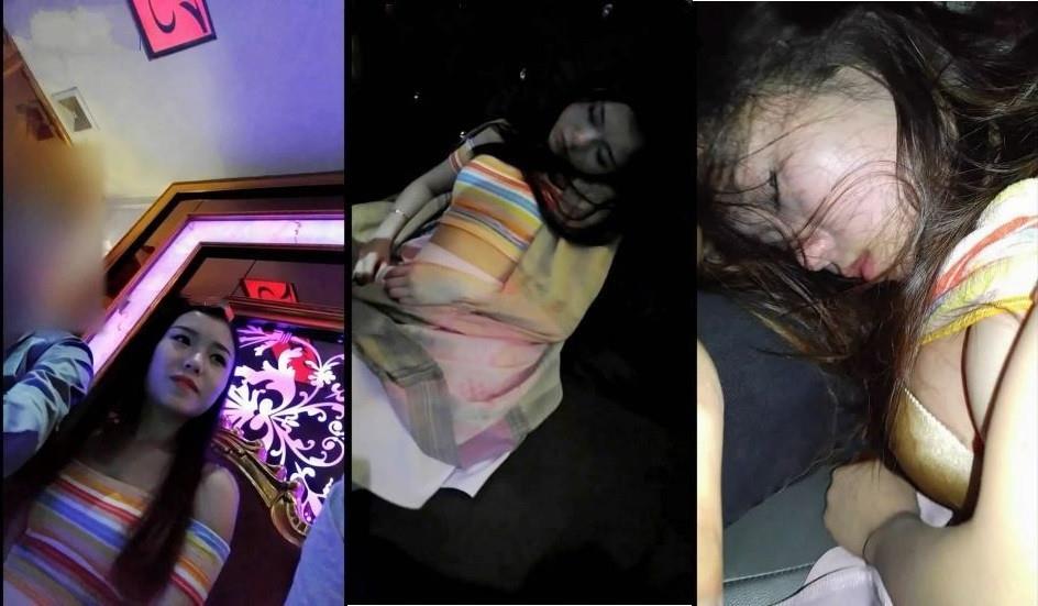 国内真实咪J-身材颜值超极品的美女和几个男同事K唱歌时被灌醉,出租车上玩弄后又带到酒店轮流啪啪