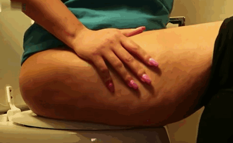 业余女士和她火热的屁