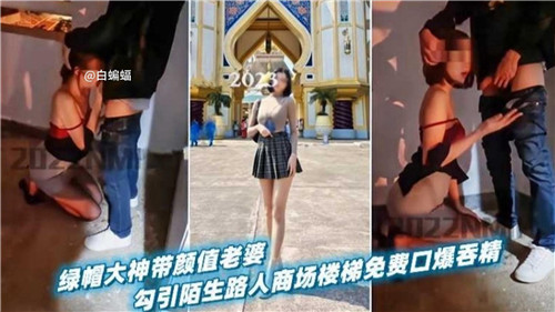 绿帽大神带颜值老婆勾